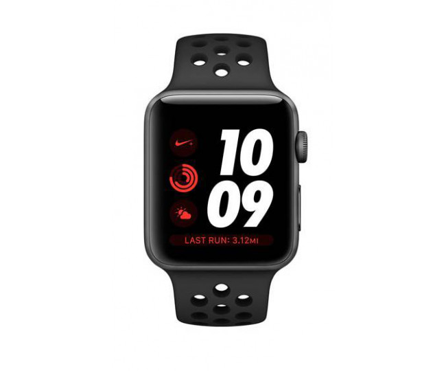 Apple Watch Series 3 Nike+ 42mm Space Alum Case with Black/Cool Gray Nike Sport Band (MQLD2) б/у